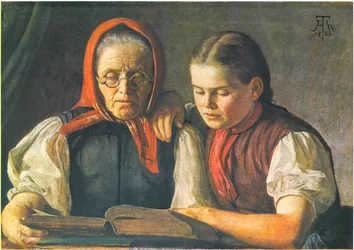 Mutter und Schwester des Künstlers